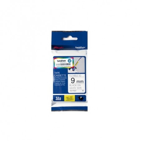 Brother TZe-FX221 nastro per etichettatrice Nero su bianco (TZEFX221)