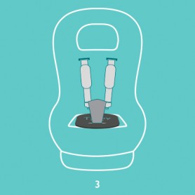 Digicom Tippy Dispositivo smart pad antiabbandono per seggiolini (8E4610)