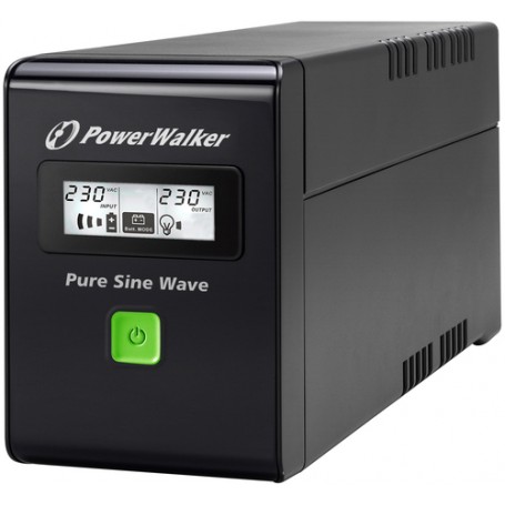 PowerWalker VI 800 SW FR A linea interattiva 0,8 kVA 480 W 2 presa(e) AC (10120086)