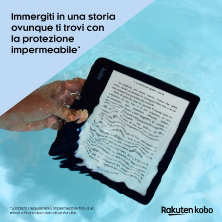 Rakuten Kobo Libra 2 lettore e-book Touch screen 32 GB Wi-Fi Bianco (N418-KU-WH-K-EP)