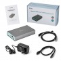 i-tec C31MYSAFE35 contenitore di unità di archiviazione Box esterno HDD Alluminio, Turchese 3.5" (C31MYSAFE35)