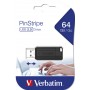 Verbatim PinStripe - Memoria USB da 64 GB - Nero (49065)