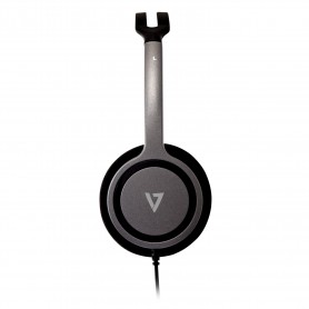 V7 HA310-2EP cuffia e auricolare Cablato Cuffie A Padiglione MUSICA Nero, Argento (HA310-2EP)