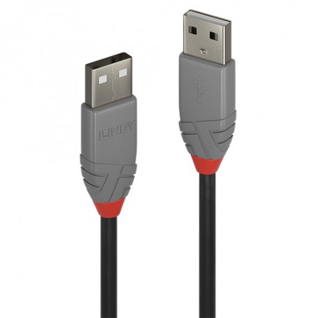 Lindy 36694 cavo USB 3 m USB 2.0 USB A Nero, Grigio (36694)