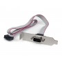 StarTech.com Piastra seriale per porte a basso profilo 0,4 m (PLATE9M16LP)