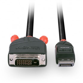Lindy 41492 cavo e adattatore video 3 m DVI-D DisplayPort Nero (41492)