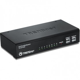 Trendnet TK-CAT508 switch per keyboard-video-mouse (kvm) Nero (TK-CAT508)