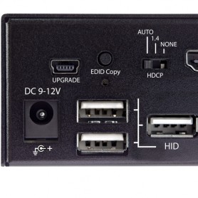 StarTech.com KVM Switch HDMI a 2 porte - Monitor singolo 4K 60Hz Ultra HD HDR - Switch KVM HDMI 2.0 per PC con 2 p (SV231HU34K6)