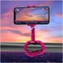 Celly Squiddy treppiede Smartphone/fotocamera di azione 6 gamba/gambe Rosa (SQUIDDYPK)