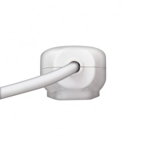 V7 Stabilizzatore di tensione a 5 prese Schuko casa/ufficio, cavo di 1,8 m, 1050 joule, bianco (SA0503WUSB-8E5)