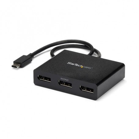 StarTech.com Hub USB-C DisplayPort a 3 porte collegabile a Margherita - Hub Splitter MST Tipo-C a DP (MSTCDP123DP)