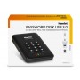 Hamlet Password disk usb 3.0 box esterno per Hard Disk Sata da 2,5 pollicci (HEXD25U3KK)