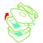 LUNCH BOX SCOMPARTI ORIGINS ROSA (870101)
