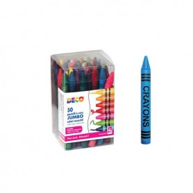 BARATTOLO COLORI A CERA 50PZ (9826)