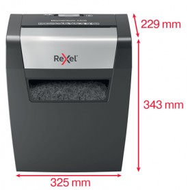 Rexel Momentum X406 distruggi documenti Taglio a particelle Blu, Grigio (2104569EU)