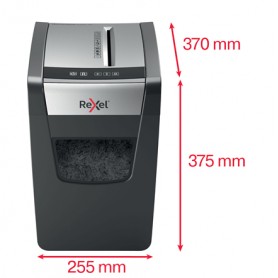 Rexel Momentum X410-SL distruggi documenti Triturazione incrociata Nero, Grigio (2104573EU)