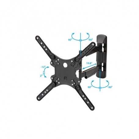StarTech.com Montaggio a parete per TV Full Motion - Display VESA da 32-55 pollici (77lb/35kg) - Montaggio a parete  (FPWARTB1M)