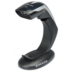 Datalogic Heron HD3430 Kit Lettore di codici a barre portatile 1D/2D CMOS Nero, Argento (HD3430-BKK1S)