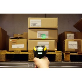 Datalogic PowerScan 95X1 Auto Range Lettore di codici a barre portatile 1D/2D LED Nero, Giallo (PM9501-DAR433RB)