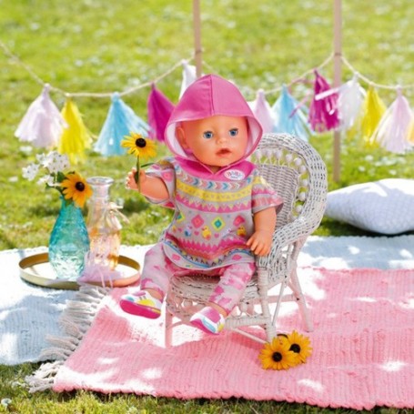 BABY born Deluxe Trendy Poncho Set di vestiti per bambola (0301.30161)