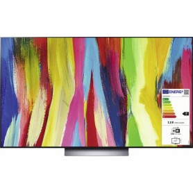LG OLED EVO OLED55C21LA TV 139,7 CM (55") 4K ULTRA HD SMART TV WI-FI NERO, ARGENTO MY2022 (OLED55C21LA_PROMO)