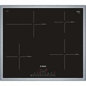 Bosch Serie 6 PIF645FB1E piano cottura Nero, Acciaio inossidabile Da incasso Piano cottura a induzione 4 Forn (PIF645FB1E_PROMO)