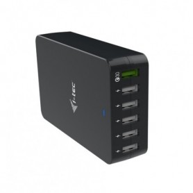 i-tec CHARGER6P52W Caricabatterie per dispositivi mobili Nero Interno (CHARGER6P52W)