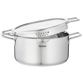 Tefal Nordica H8524435 padella 2,9 L Rotondo Acciaio inossidabile (H85244)