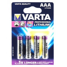 Varta 4x AAA Lithium Batteria monouso Mini Stilo AAA Litio (06103301404)