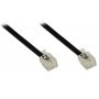 Alcasa 15m, RJ11 - RJ11 Nero (TAA-15)