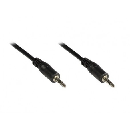Alcasa 1970-02 cavo audio 2,5 m 3.5mm Nero (1970-02)