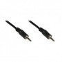 Alcasa 1970-02 cavo audio 2,5 m 3.5mm Nero (1970-02)