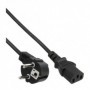 InLine Schuko to 3pin IEC female Black 5m Nero (16655)