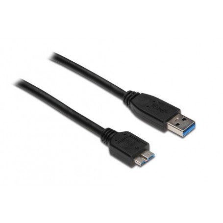 Alcasa USB 3.0 A/Micro B 3m cavo USB USB 3.2 Gen 1 (3.1 Gen 1) USB A Micro-USB B Nero (2710-MB03)
