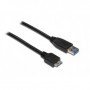 Alcasa USB 3.0 A/Micro B 3m cavo USB USB 3.2 Gen 1 (3.1 Gen 1) USB A Micro-USB B Nero (2710-MB03)