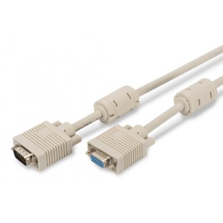 Digitus AK-310203-100-E cavo VGA 10 m VGA (D-Sub) Beige (AK-310203-100-E)