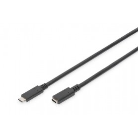Digitus AK-300210-015-S cavo USB 1,5 m USB 2.0 USB C Nero (AK-300210-015-S)