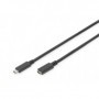 Digitus AK-300210-015-S cavo USB 1,5 m USB 2.0 USB C Nero (AK-300210-015-S)