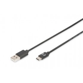 Digitus AK-300148-040-S cavo USB 4 m USB 2.0 USB A USB C Nero (AK-300148-040-S)
