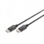 Digitus DB-340100-030-S cavo DisplayPort 3 m Nero (DB-340100-030-S)