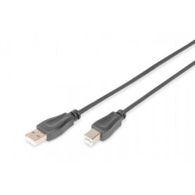 Digitus 1.8m USB 2.0 cavo USB 1,8 m USB A USB B Nero (AK-300105-018-S)