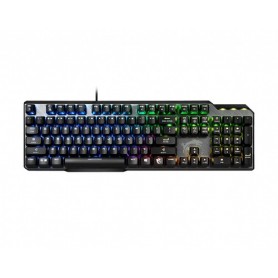 MSI VIGOR GK50 ELITE BOX WHITE tastiera USB QWERTZ Tedesco Nero, Metallico (S11-04DE229-CLA)