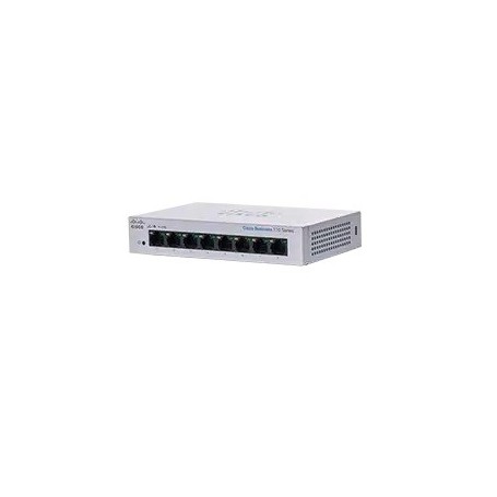 Cisco CBS110 Non gestito L2 Gigabit Ethernet (10/100/1000) Grigio (CBS110-8T-D-EU)
