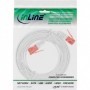 InLine Flat patch cord UTP Cat.6 2m White cavo di rete Cat6 U/UTP (UTP) (71602W)
