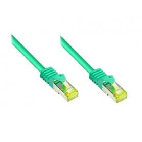 Alcasa S/FTP Cat.7 1m cavo di rete Verde Cat7 S/FTP (S-STP) (8070R-010G)