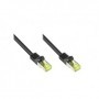 Alcasa 8070R-100S cavo di rete Nero 10 m Cat7 S/FTP (S-STP) (8070R-100S)