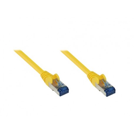 Alcasa 8060-H075Y cavo di rete Giallo 7,5 m Cat6a S/FTP (S-STP) (8060-H075Y)