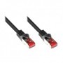 Alcasa RJ45-RJ45, m-m, 50m cavo di rete Nero Cat6 S/FTP (S-STP) (8060-500S)
