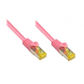 Alcasa 0.5m Cat7 RJ-45 cavo di rete Magenta 0,5 m S/FTP (S-STP) (8070R-005M)