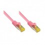 Alcasa 0.5m Cat7 RJ-45 cavo di rete Magenta 0,5 m S/FTP (S-STP) (8070R-005M)
